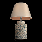 Настольная лампа цилиндрическая с цветочной росписью Lamp Flower Painting варинант исполнения - 5 | Loft Concept в Сочи