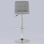 Барный стул с сиденьем серого цвета Honory варинант исполнения - 3 | Loft Concept в Сочи