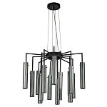 Люстра со стеклянными цилиндрическими плафонами Luminous Cylinders Smoky варинант исполнения - 2 | Loft Concept в Сочи