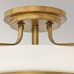 Потолочный светильник с круглым матовым белым плафоном Hinkley варинант исполнения - 2 | Loft Concept в Сочи