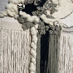 Панно ручная работа Черно-Белый Природный Орнамент  варинант исполнения - 2 | Loft Concept в Сочи