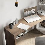 Письменный стол прямоугольный с полочкой под столешницей EcoComb варинант исполнения - 3 | Loft Concept в Сочи