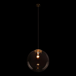 Подвесной светильник со стеклянным прозрачным плафоном в форме шара и золотыми металлическим акцентами 30 ClassiCon варинант исполнения - 3 | Loft Concept в Сочи