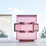 Стол журнальный в форме кубов Acrylic Furniture Lumina Crimson Clarity варинант исполнения - 9 | Loft Concept в Сочи