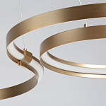 Люстра подвесная светодиодная в виде волнообразной ленты Ribbon Vortex варинант исполнения - 18 | Loft Concept в Сочи