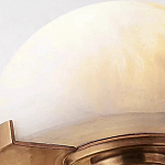 Бра с 2-мя мраморными плафонами на латунном корпусе Light Warm Light варинант исполнения - 2 | Loft Concept в Сочи