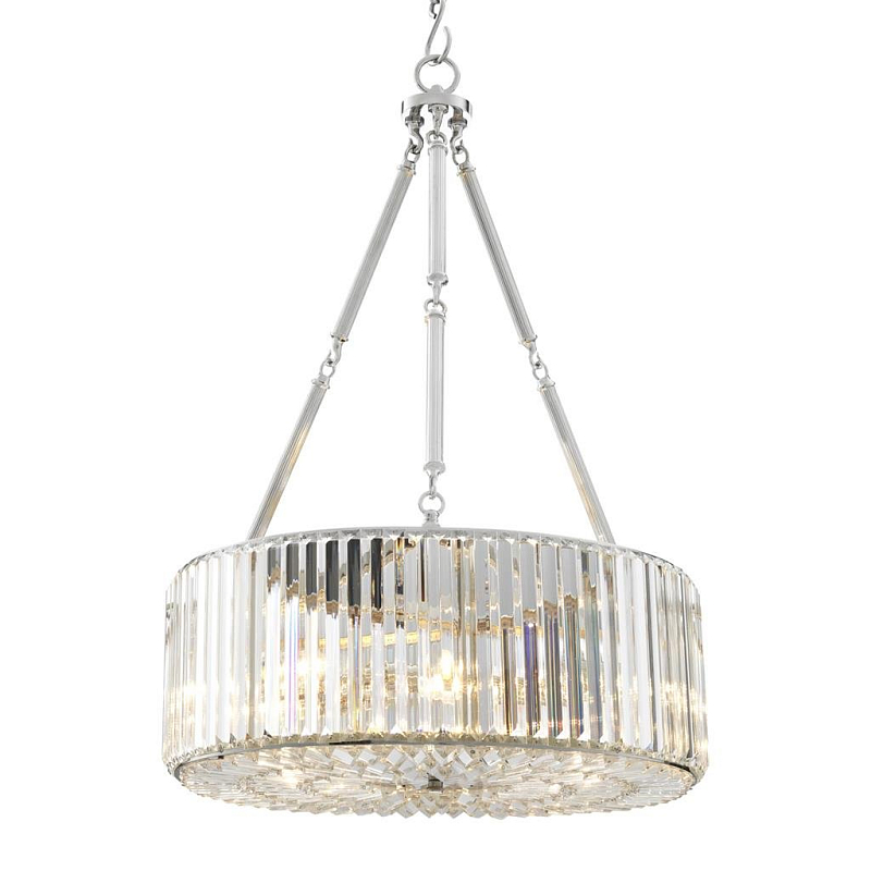 Люстра Chandelier Infinity Nickel Никель Прозрачный (Transparent) в Сочи | Loft Concept 