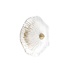 Бра в форме прозрачного стеклянного цветка с рельефной текстурой Textured Glass варинант исполнения - 7 | Loft Concept в Сочи