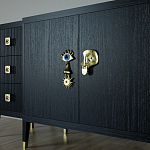 Большой Комод-буфет Elsa Dreams Black с ящиками варинант исполнения - 2 | Loft Concept в Сочи