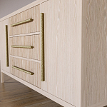 Буфет Primo с тремя ящиками и двумя фасадами Светлый дуб варинант исполнения - 7 | Loft Concept в Сочи