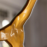 Зеркало кругле с декоративной золотой вставкой Golden Tree варинант исполнения - 2 | Loft Concept в Сочи