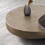 Комплект их 2-х круглых дизайнерских журнальных столов Difelap варинант исполнения - 3 | Loft Concept в Сочи