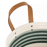 Корзина для хранения с ручками плетеная Interlacement Green  варинант исполнения - 2 | Loft Concept в Сочи