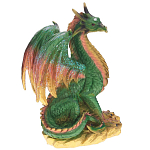 Декоративная статуэтка Дракон Green Orange Dragon Statuette варинант исполнения - 1 | Loft Concept в Сочи
