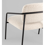 Кресло лаунж Rooney букле белый варинант исполнения - 3 | Loft Concept в Сочи