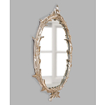 Зеркало овальное с деревянной ветвистой рамой Branched Mirror варинант исполнения - 1 | Loft Concept в Сочи