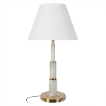 Настольная лампа с белым конусовидным абажуром More Tender варинант исполнения - 1 | Loft Concept в Сочи
