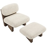 Кресло с оттоманкой Hawaii варинант исполнения - 2 | Loft Concept в Сочи