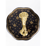 Шкатулка черного цвета с крышкой с фигуркой льва Eden Garden варинант исполнения - 5 | Loft Concept в Сочи