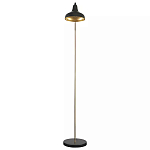 Торшер с плафоном в форме купола в сочетании черного и золотистого цвета Minimalist Execution варинант исполнения - 3 | Loft Concept в Сочи