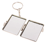 Зеркало брелок складное двухстороннее из натурального камня Малахит Stone Mirrors варинант исполнения - 3 | Loft Concept в Сочи