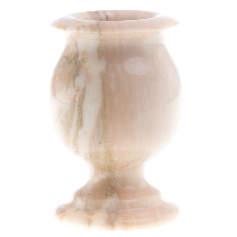 Ваза для цветов из натурального мрамора  Marble Vase Бежевый в Сочи | Loft Concept 