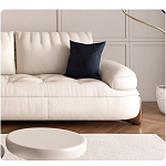 Диван кожаный с каркасом из массива дерева Furniture Medieval варинант исполнения - 4 | Loft Concept в Сочи