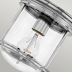 Потолочный светильник для ванных комнат с цилиндрическим стеклянным плафоном и одной лампой Hinkley варинант исполнения - 16 | Loft Concept в Сочи