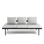 Диван-шезлонг черный Annet варинант исполнения - 1 | Loft Concept в Сочи