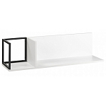 Полка навесная белая открытая Strict Lines  варинант исполнения - 1 | Loft Concept в Сочи