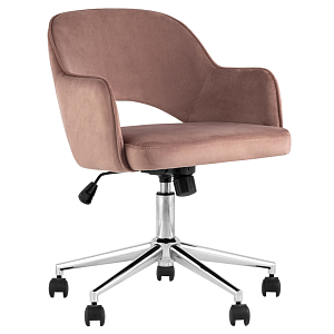 Кресло для компьютерного стола Veloury Pink