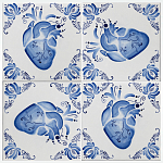 Плитка с узором Мое сердце варинант исполнения - 1 | Loft Concept в Сочи