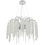 Люстра с хрустальными подвесками Bunch of Crystal Berries Silver Chandelier 8 варинант исполнения - 2 | Loft Concept в Сочи