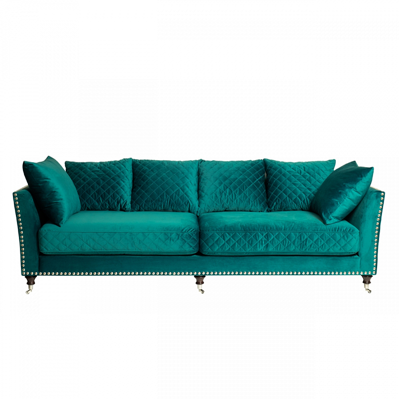 Диван Giorgio Sofa Turquoise Бирюзовый Диван Giorgio Sofa Turquoise Бирюзовый в Сочи | Loft Concept