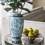 Ваза с синим цветочным орнаментом Blue & White Ornament  варинант исполнения - 4 | Loft Concept в Сочи