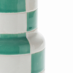 Ваза из фаянса Brighter than the Stars с шахматным принтом бирюзового цвета  варинант исполнения - 2 | Loft Concept в Сочи