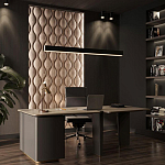 Гипсовая 3D панель с принтографией PM-108 варинант исполнения - 6 | Loft Concept в Сочи