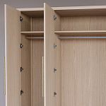 Большой Шкаф Primo Светлый дуб с 3 дверьми и 3 выдвижными ящиками варинант исполнения - 5 | Loft Concept в Сочи