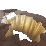 Кофейный стол Burl Exotic tree Coffee Table Black варинант исполнения - 3 | Loft Concept в Сочи