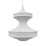 Подвесной вязаный белый светильник «Моника» варинант исполнения - 1 | Loft Concept в Сочи