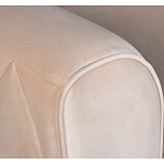 Кресло велюровое бежевое Cubic Silhouette варинант исполнения - 3 | Loft Concept в Сочи