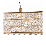 Люстра волнистой формы с текстурной огранкой Reflection of Reality варинант исполнения - 4 | Loft Concept в Сочи