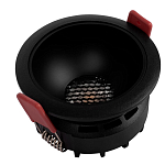 Встраиваемый спот светодиодный круглый черного цвета с углублением Ombra Lux  варинант исполнения - 4 | Loft Concept в Сочи