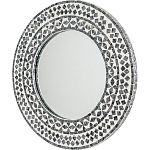 Настенное зеркало Black and white mosaic варинант исполнения - 3 | Loft Concept в Сочи