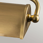 Светильник для картин цвета состаренная латунь с широким плафоном на прямоугольном основании Elstead Lighting варинант исполнения - 11 | Loft Concept в Сочи