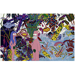 Homer Simpson in Paradise картина акрил на холсте варинант исполнения - 4 | Loft Concept в Сочи