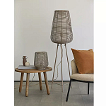 Торшер с плетеным металлическим плафоном Wicker Iron Lamp варинант исполнения - 2 | Loft Concept в Сочи