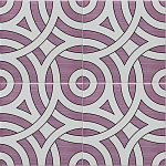 Дизайнерская плитка с узором Петли варинант исполнения - 3 | Loft Concept в Сочи