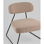 Кресло лаунж Kate букле капучино варинант исполнения - 2 | Loft Concept в Сочи