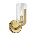 Бра с прозрачным плафоном в форме цилиндра Kichler варинант исполнения - 1 | Loft Concept в Сочи